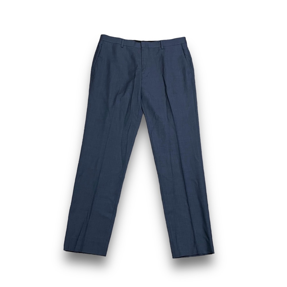 J Crew Ludlow Pants Men's 35 x 32 Wool Blend BlueSize 35 x 32